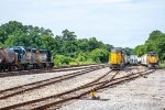 A CSX local passes the the SQVR Yard